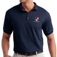 Pique Knit Sport Shirt - Navy